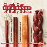 Natural Farm Odor-Free Braided Bully Sticks (6 Inch, 10 Pack) - 100% Grass-Fed Beef, Grain-Free, Low Fat & Fully Digestible Dental Treats - Safest Long Lasting Pizzle Chews to Keep Your Dog Busy