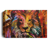 Abstract Lion Landscape Canvas 1.5in Frame