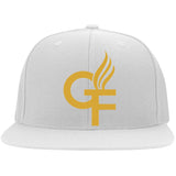 Gold Flame Icon Flexfit Cap