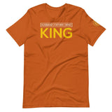 Husband, Father, Hero King T-Shirt - Gold Flame | Unique apparel, gadgets and more