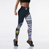 Black/White/Yellow Push Up Printed Leggings - Gold Flame | Unique apparel, gadgets and more