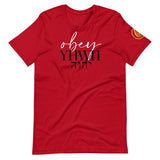 Obey YHWH T-Shirt - Gold Flame | Unique apparel, gadgets and more